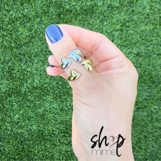 FUNKY HEART RING ADJUSTABLE