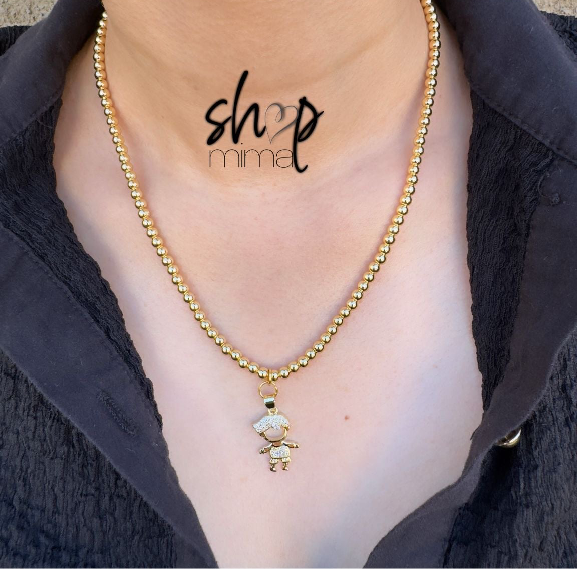 BOY NECKLACE FULL ZIRCONIA MADE BY TANIAXO