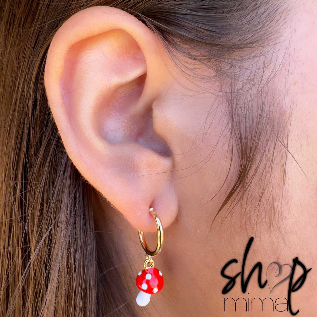 MUSHROOM EARRINGS