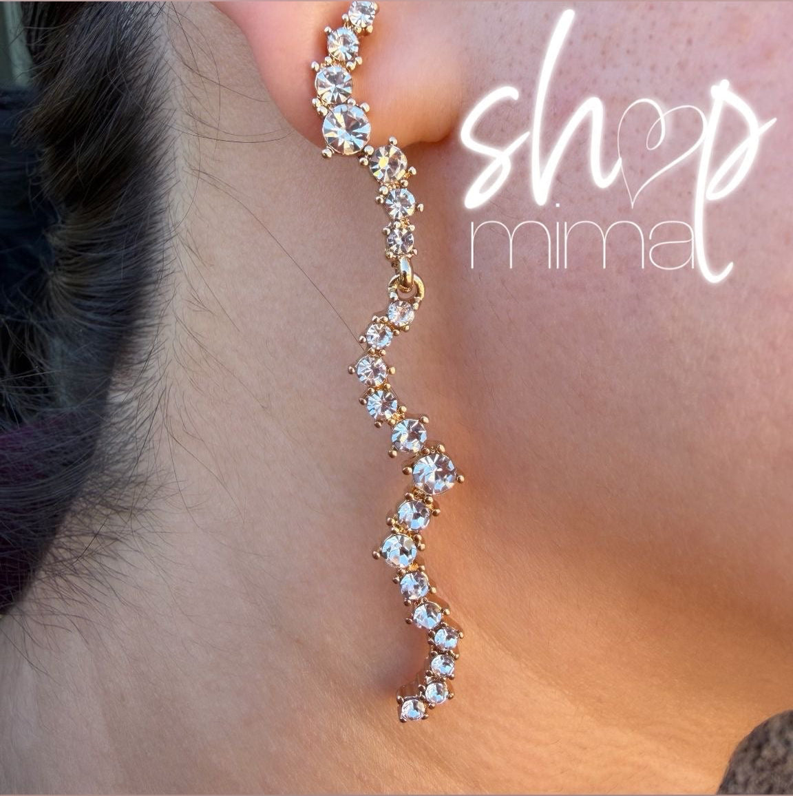 ZIRCONIA DROPS EARRINGS