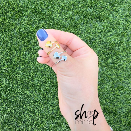 REGULAR HEART RING ADJUSTABLE