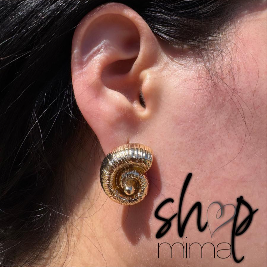 CARACOL ESPIRAL EARRINGS