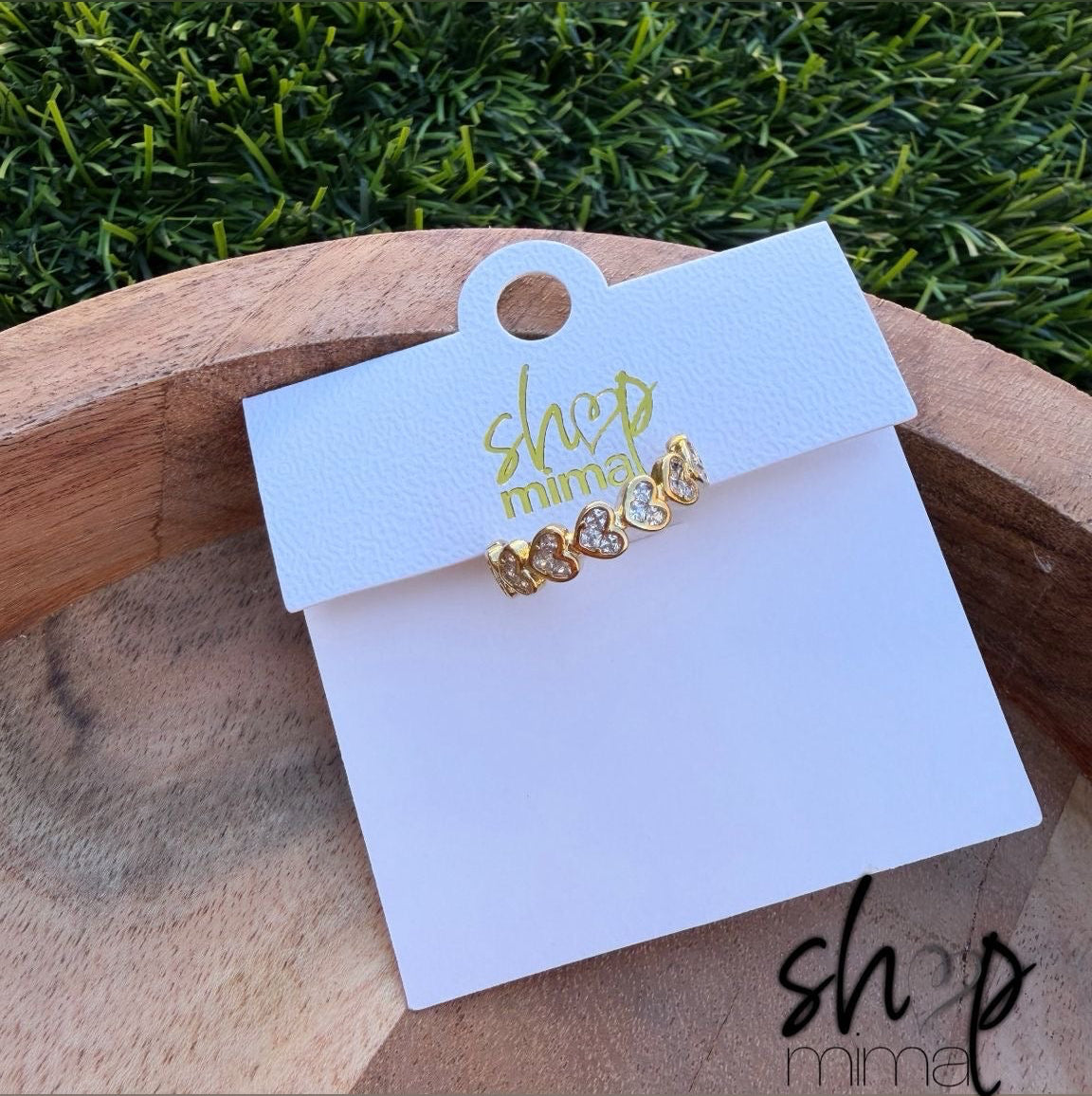 AROUND HEARTS RING ADJUSTABLE