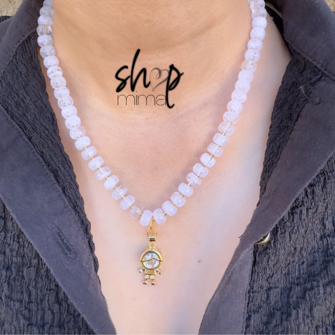 BOY NECKLACE FULL ZIRCONIA MADE BY TANIAXO