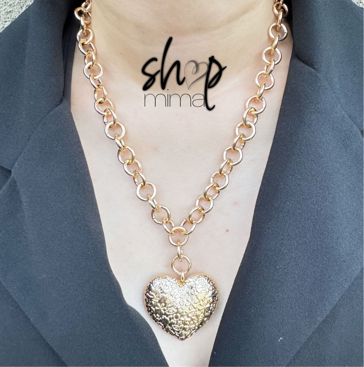 SILVIA HEART NECKLACE
