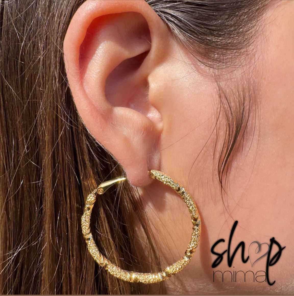 WILLOW HOOPS EARRINGS
