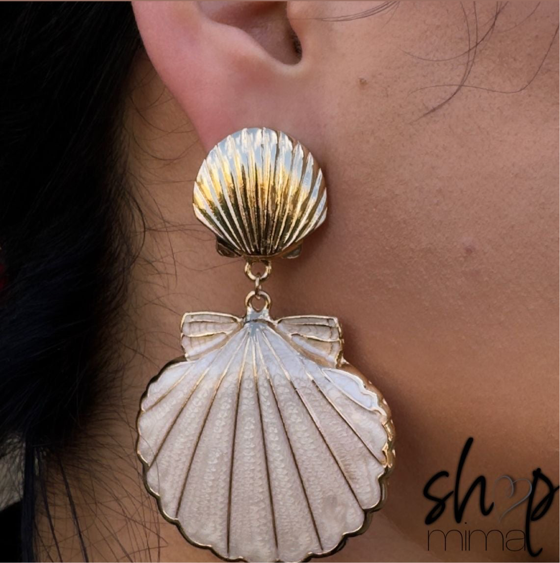 SHELL ESMALTADO EARRINGS