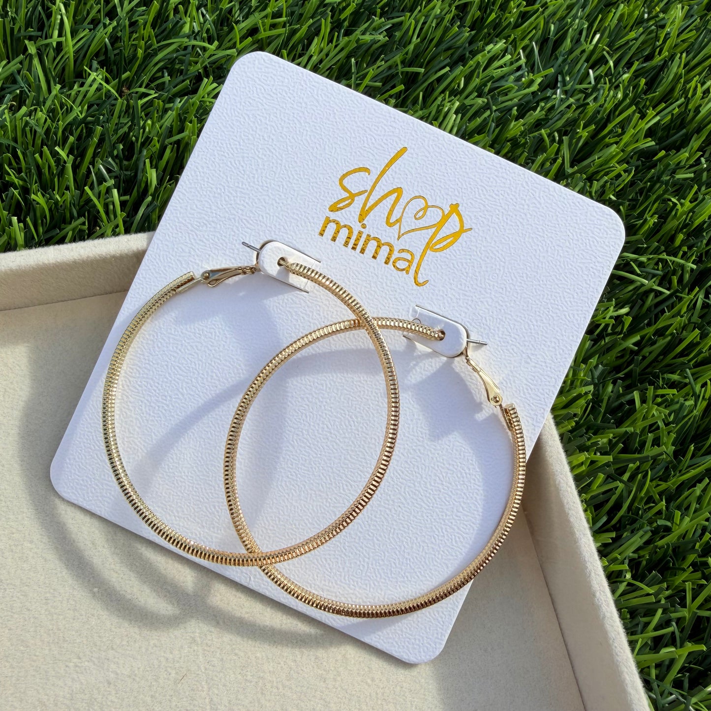 SISI BIG HOOPS EARRINGS
