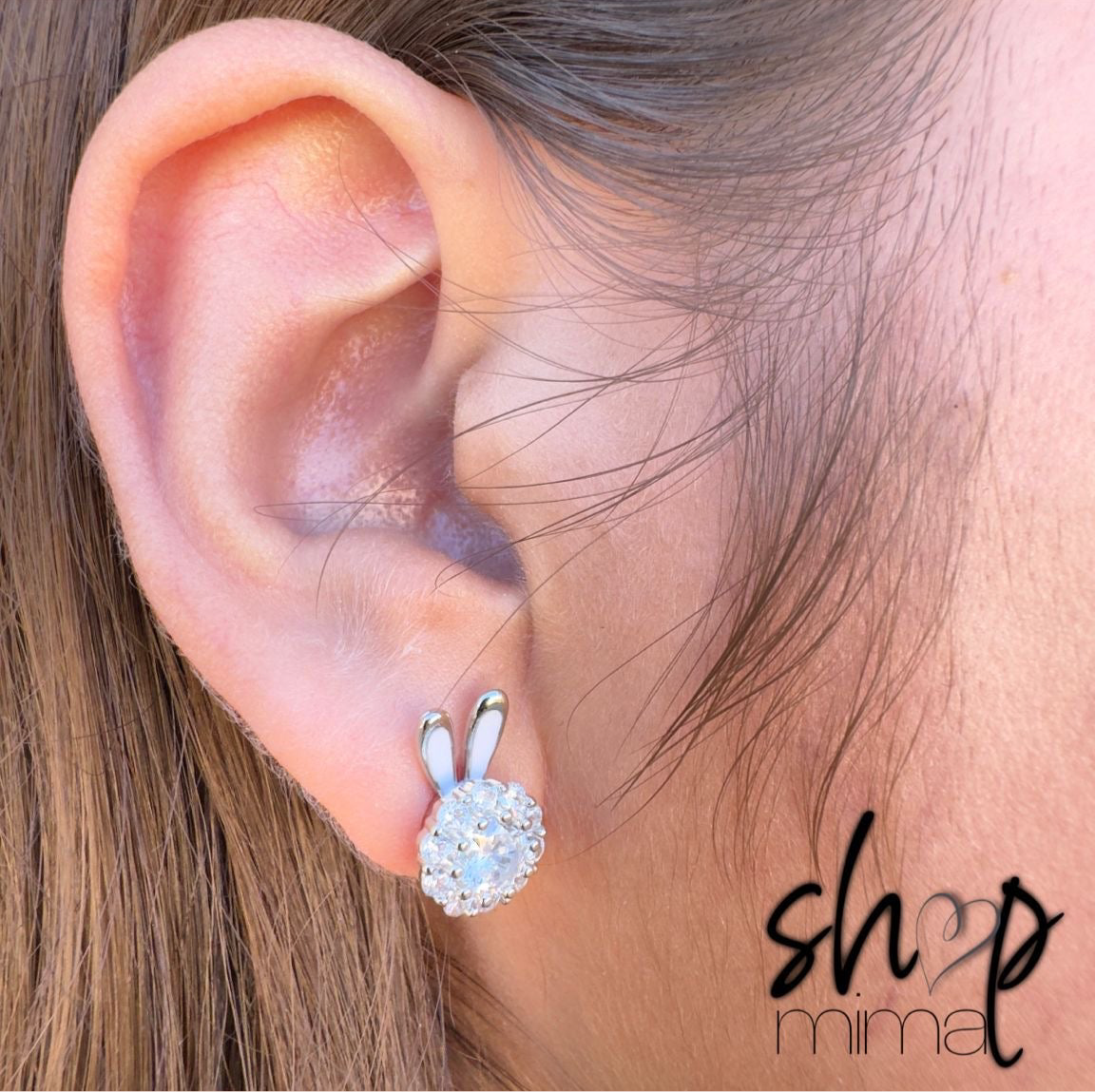 BUNNY FULL ZIRCONIA EARRINGS