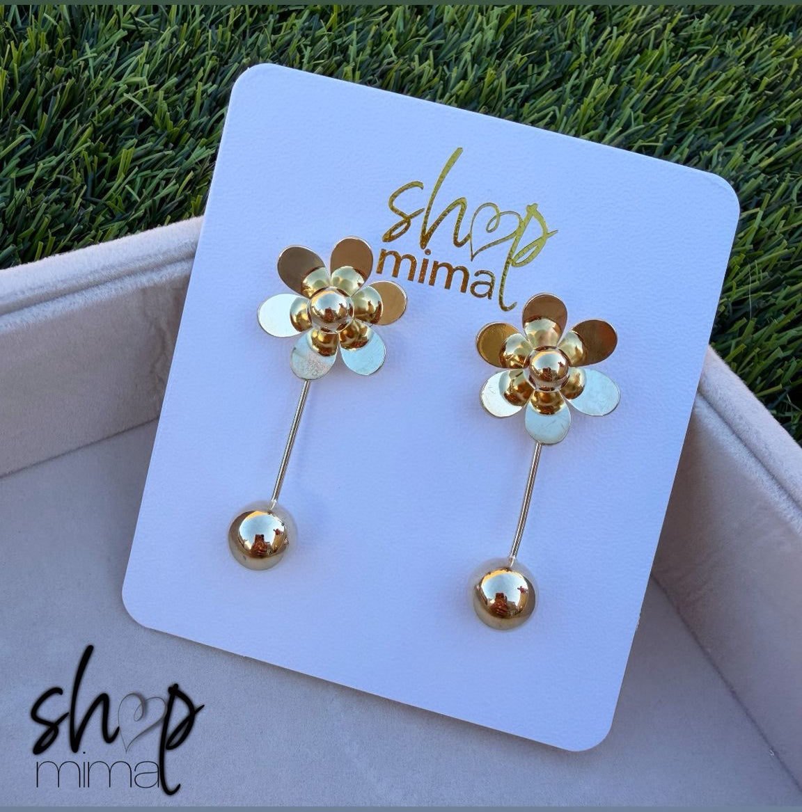 DANGLING FLOWERS EARRINGS