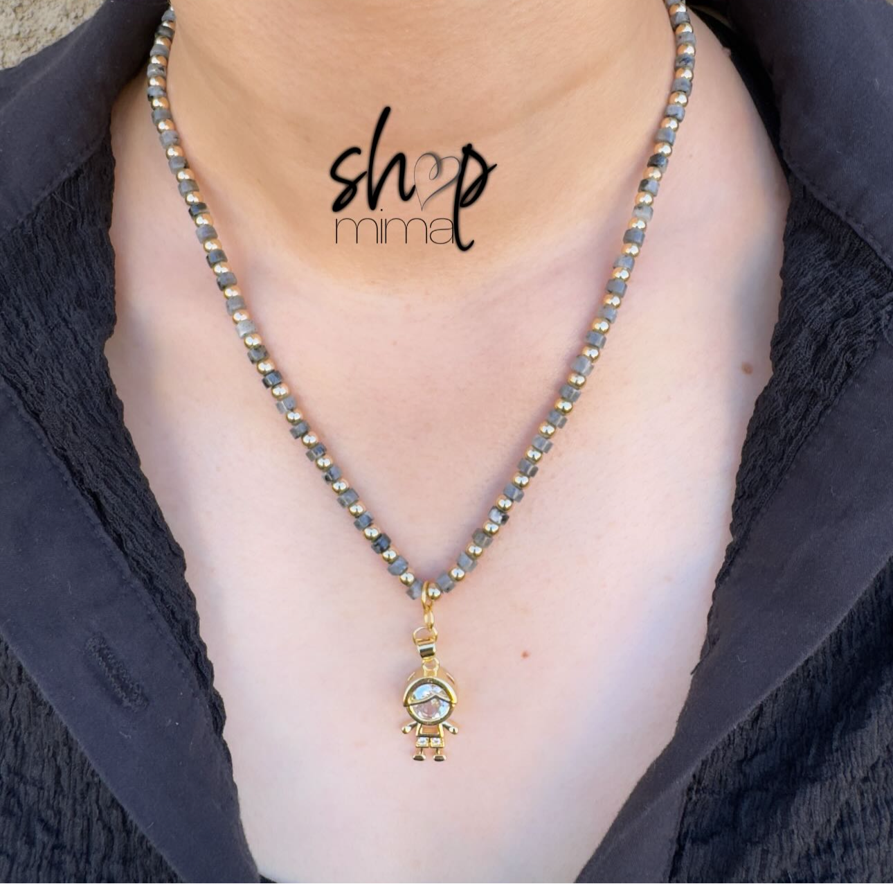 BOY NECKLACE FULL ZIRCONIA MADE BY TANIAXO