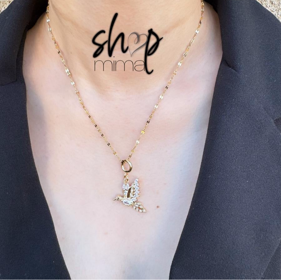 ZIRCONIA COLOBRI NECKLACE