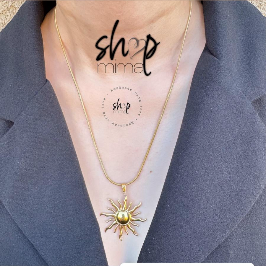 EL SOL STAINLESS STEEL NECKLACE