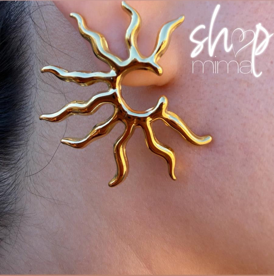 HALF SUN EARRINGS