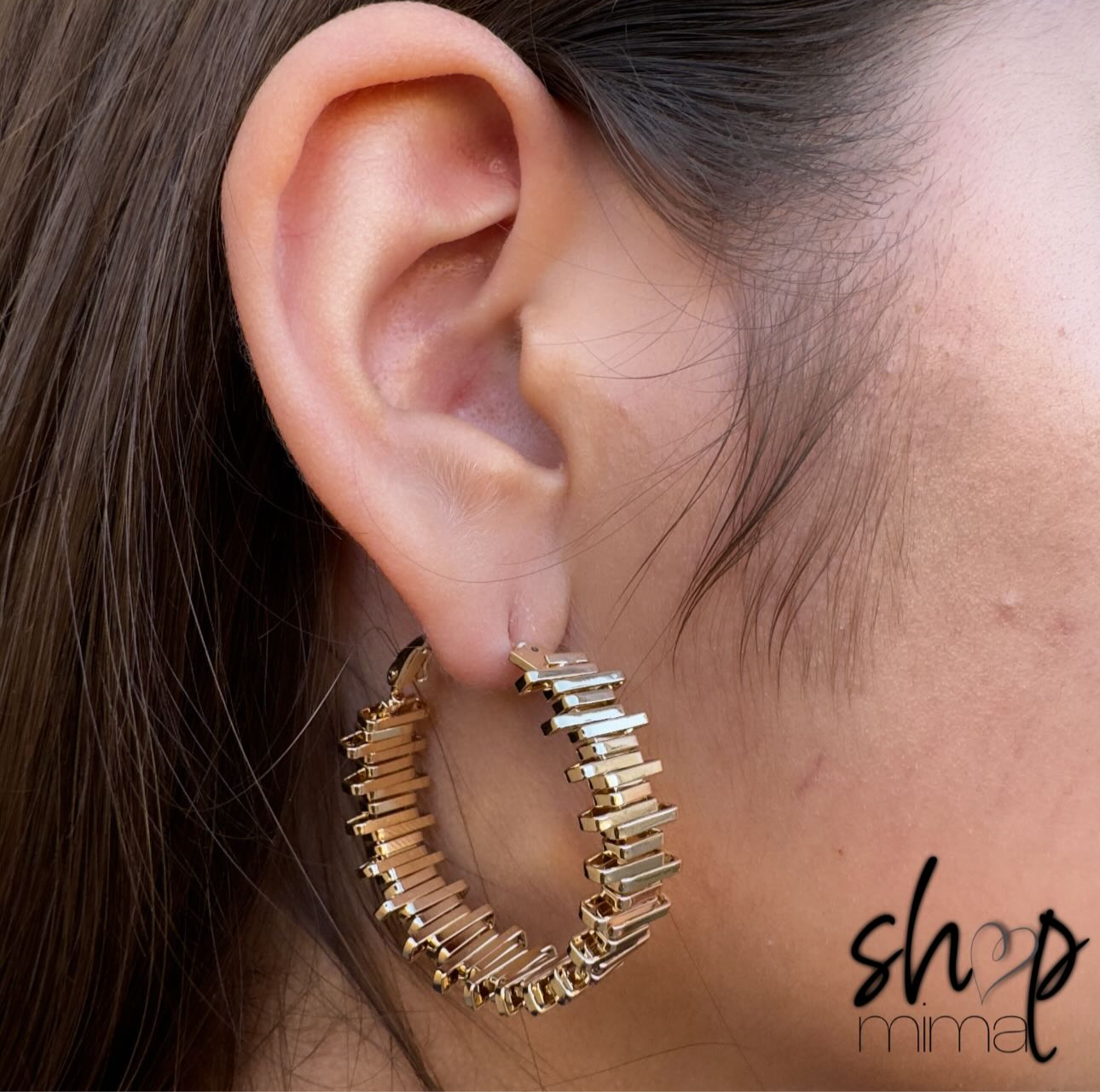 XO HOOPS EARRINGS