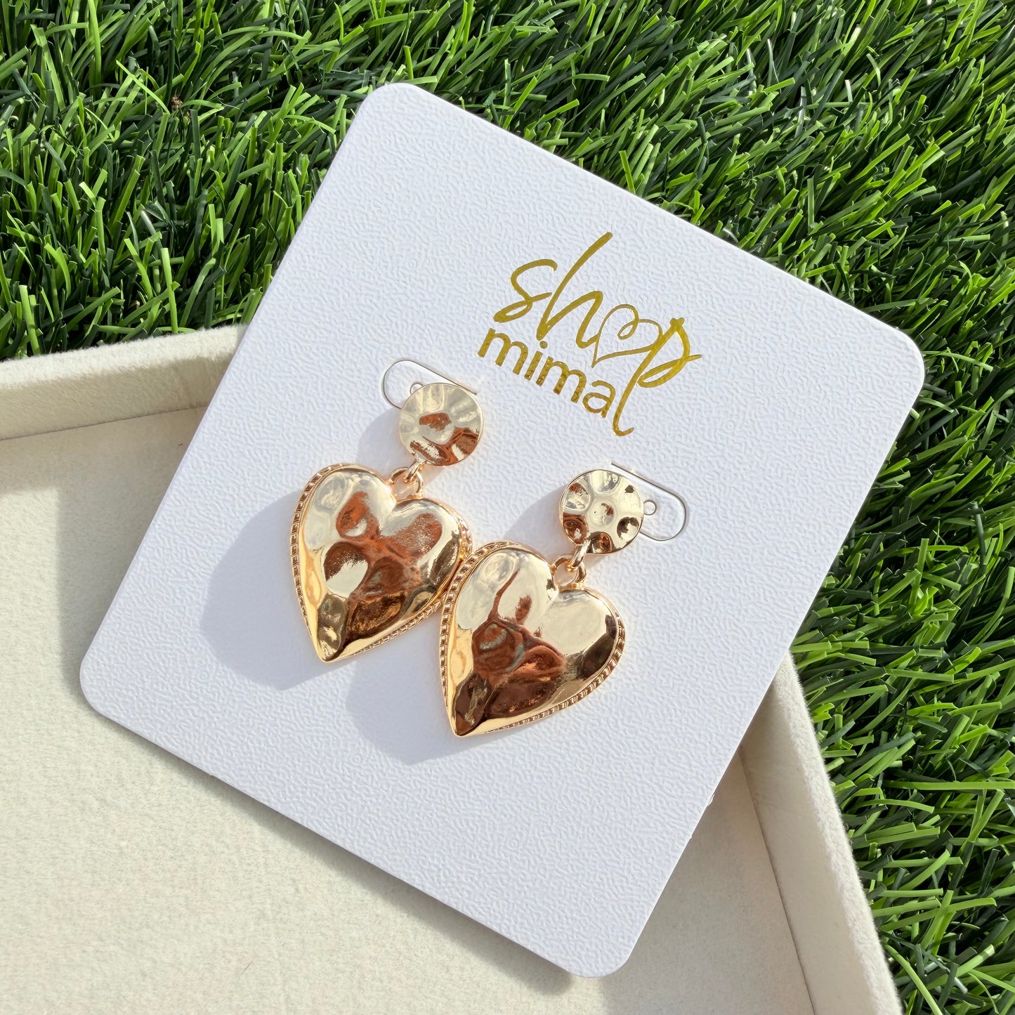 CORAZON APLASTADO EARRINGS