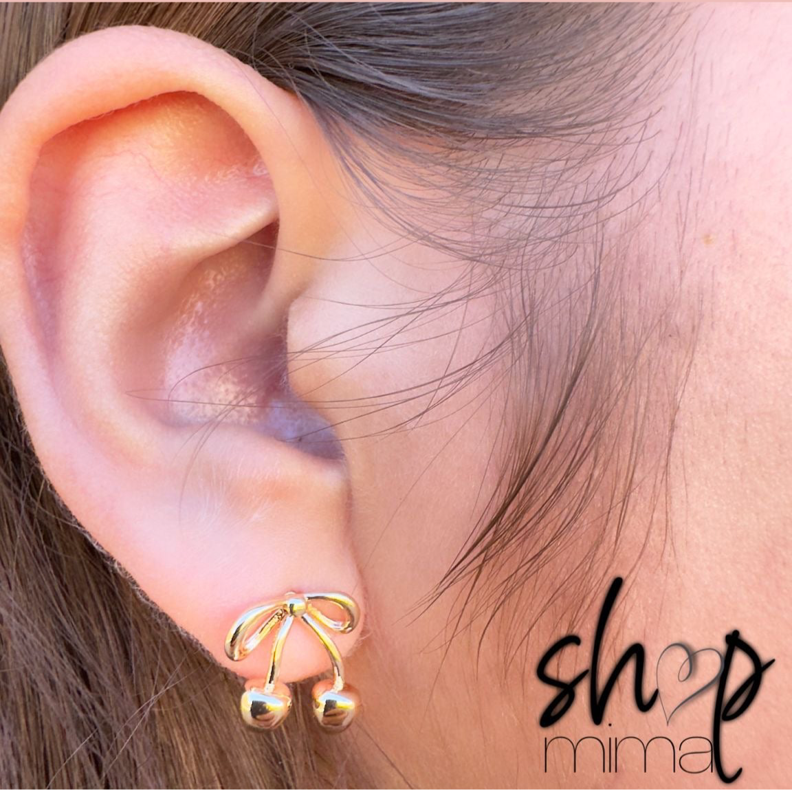 DAINTY CHERRY EARRINGS