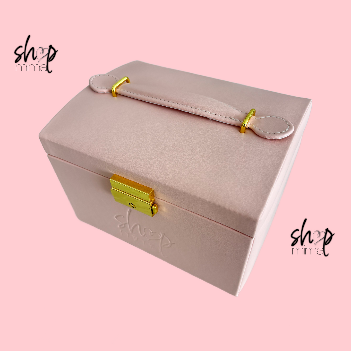 SHOPMIMA JEWELRY LUX CASE PINK