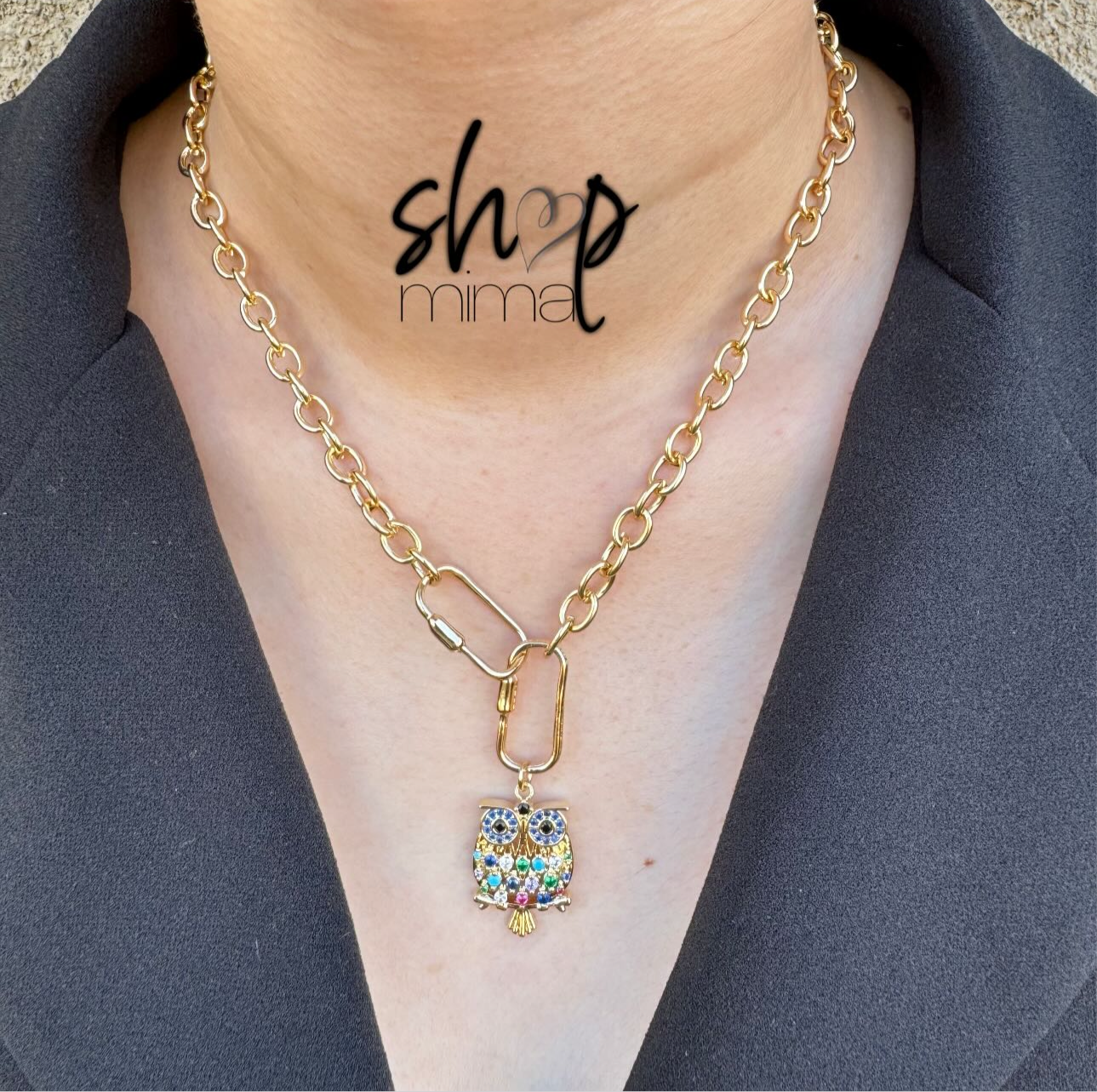 BUO ZIRCONIA MIL COLORES NECKLACE MADE BY TANIAXO