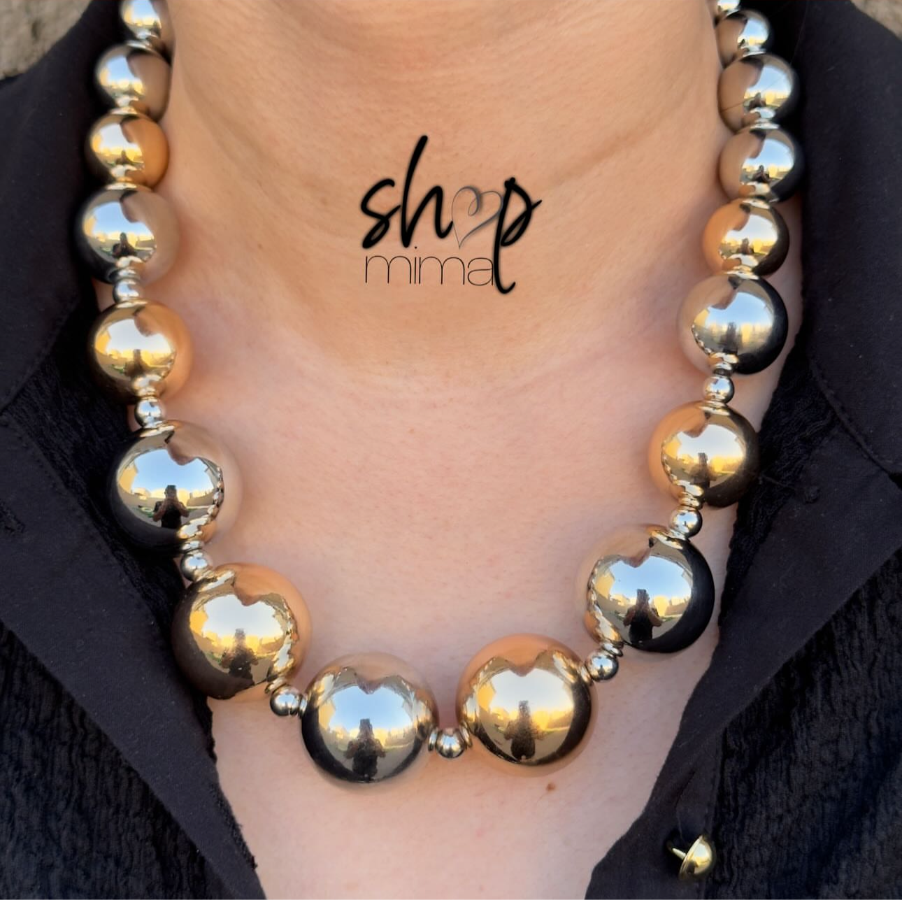 BUBBLE MODERN NECKLACE