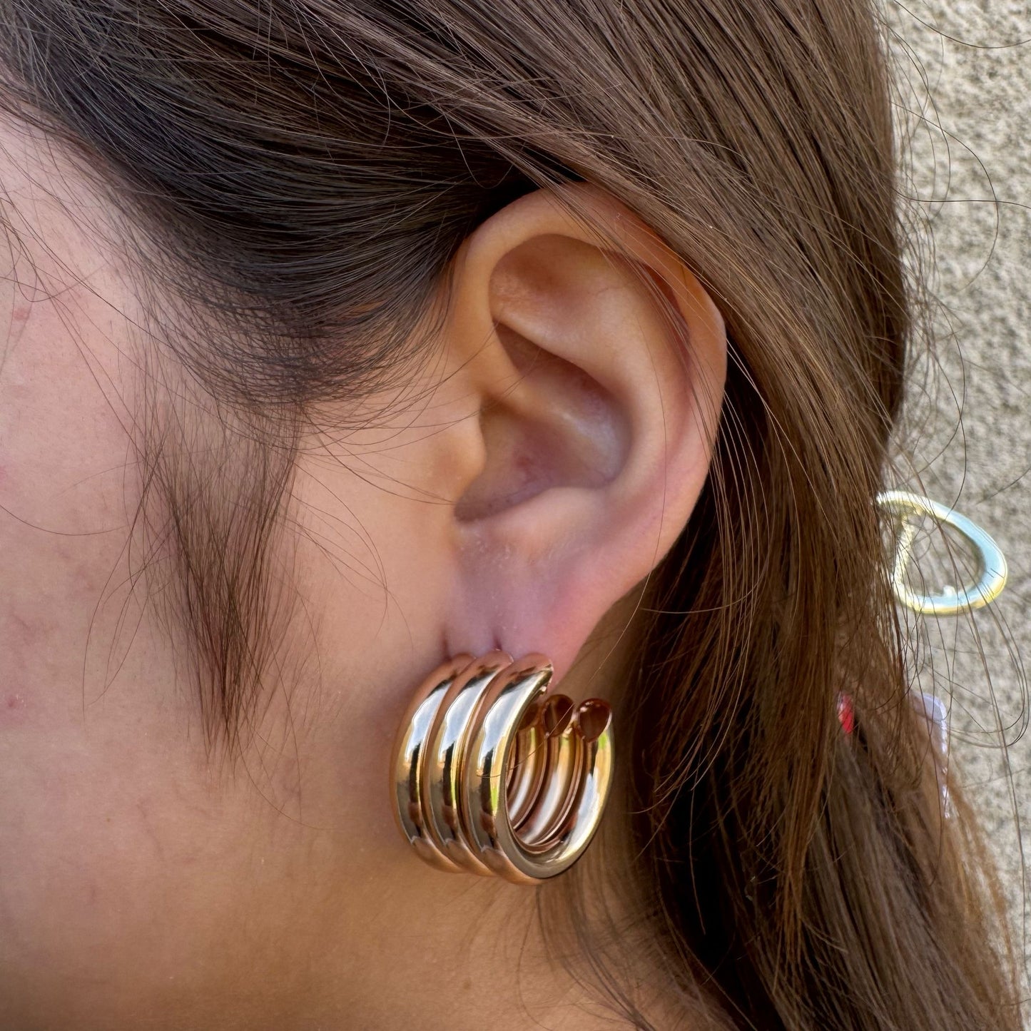 CHUNKY HOOPS EARRINGS