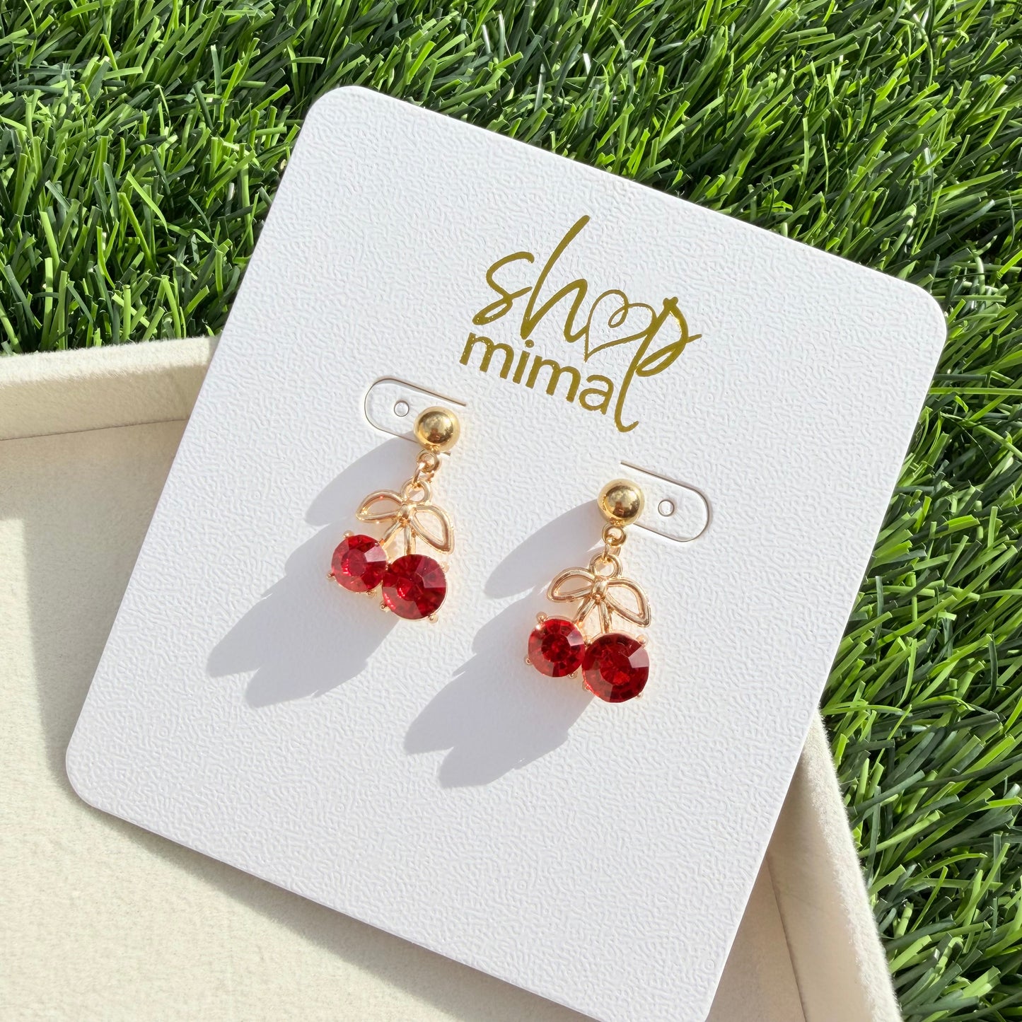 LUX CHERRY EARRINGS