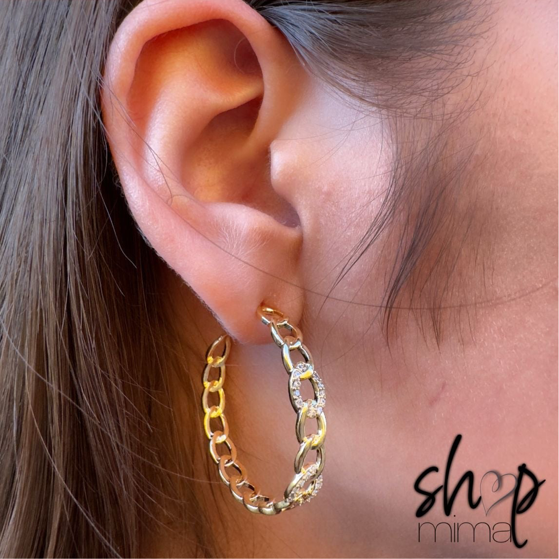 ZIRC HOOPS EARRINGS