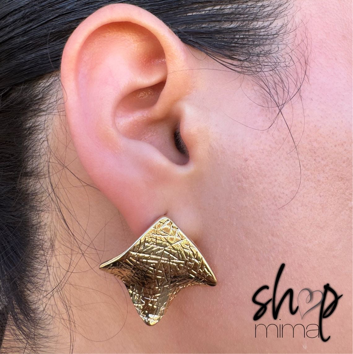 VINTAGE SQUARE EARRINGS