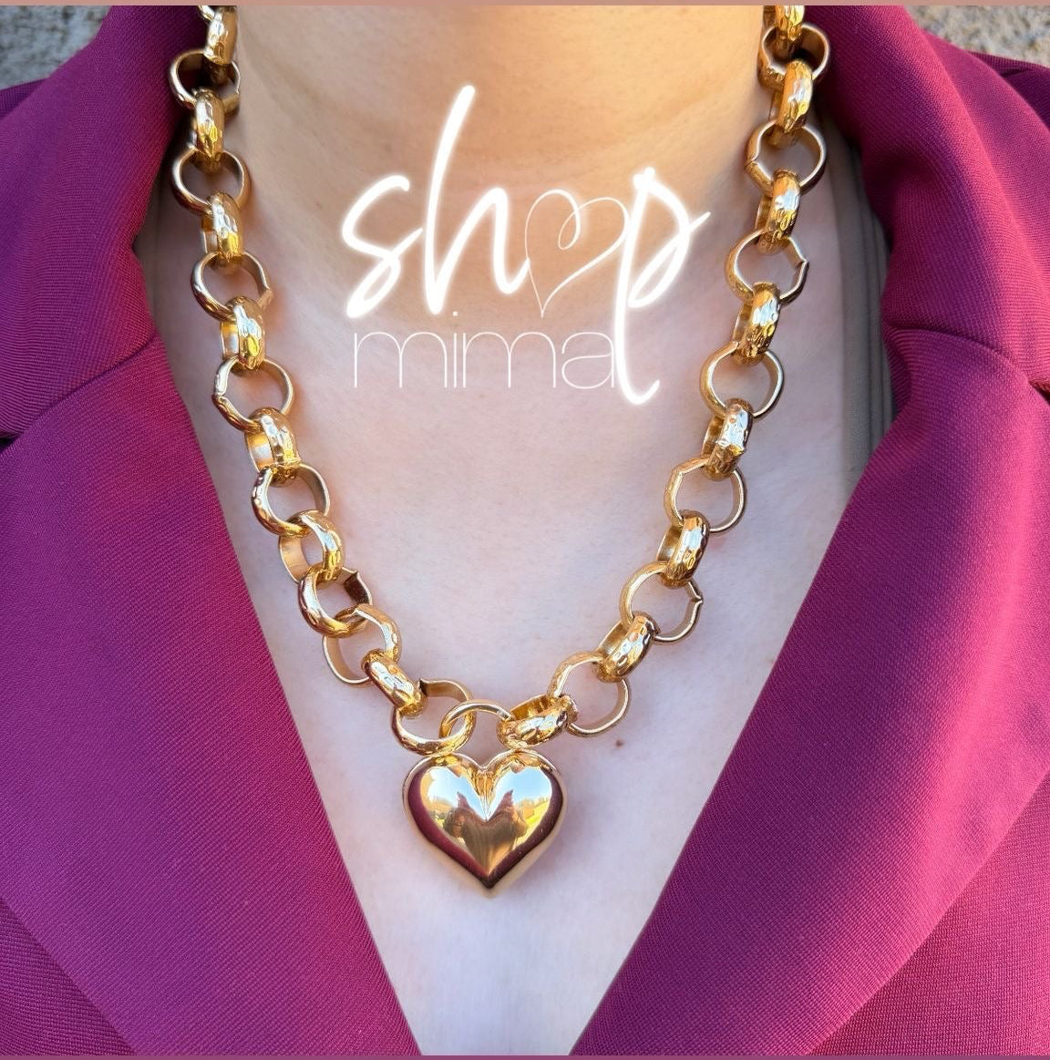 HEART CUPIDO NECKLACE