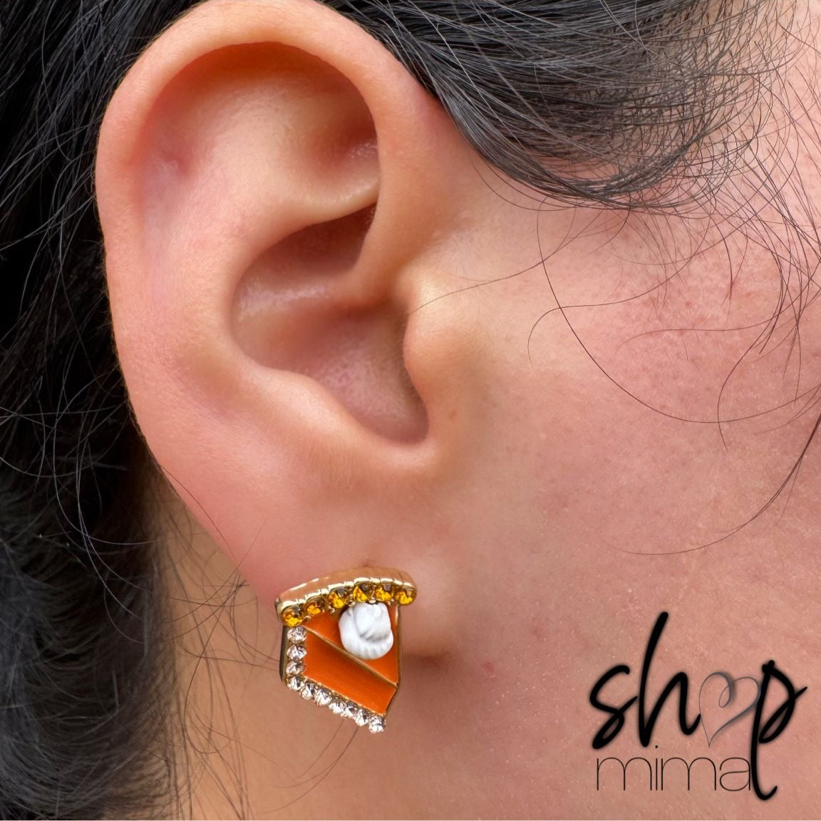 PIE DE CALABAZA EARRINGS