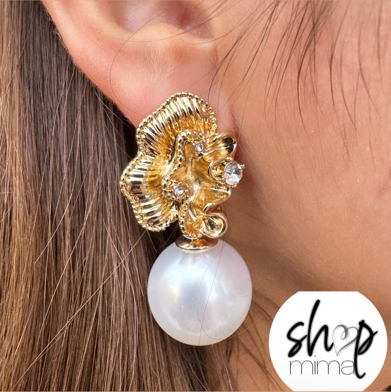 VIZA PEARL EARRINGS