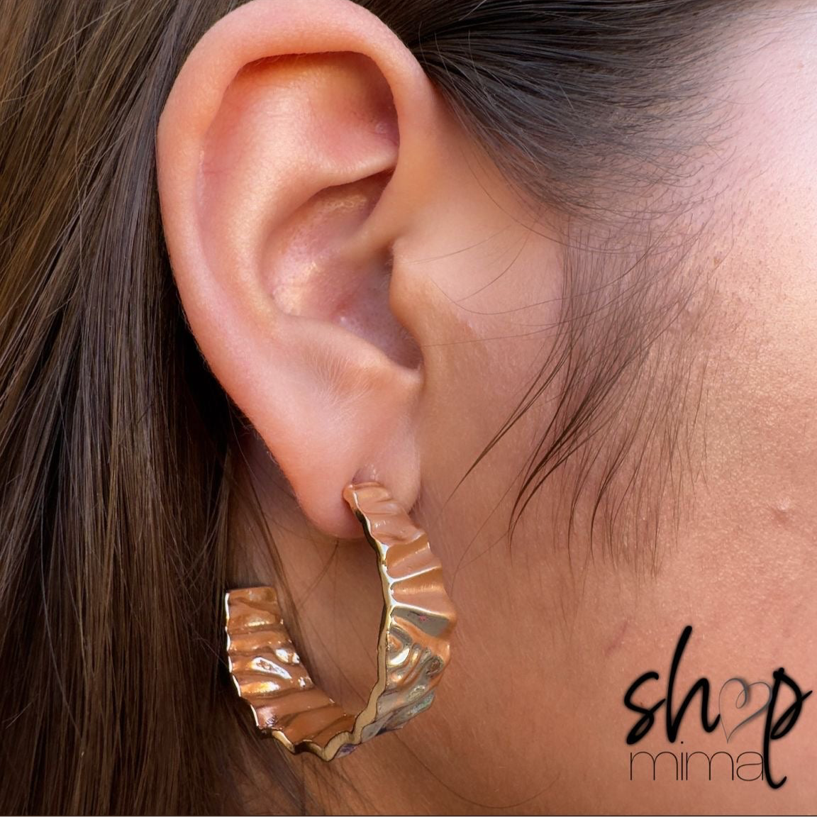 UNIQUE SIERRA HOOPS EARRINGS