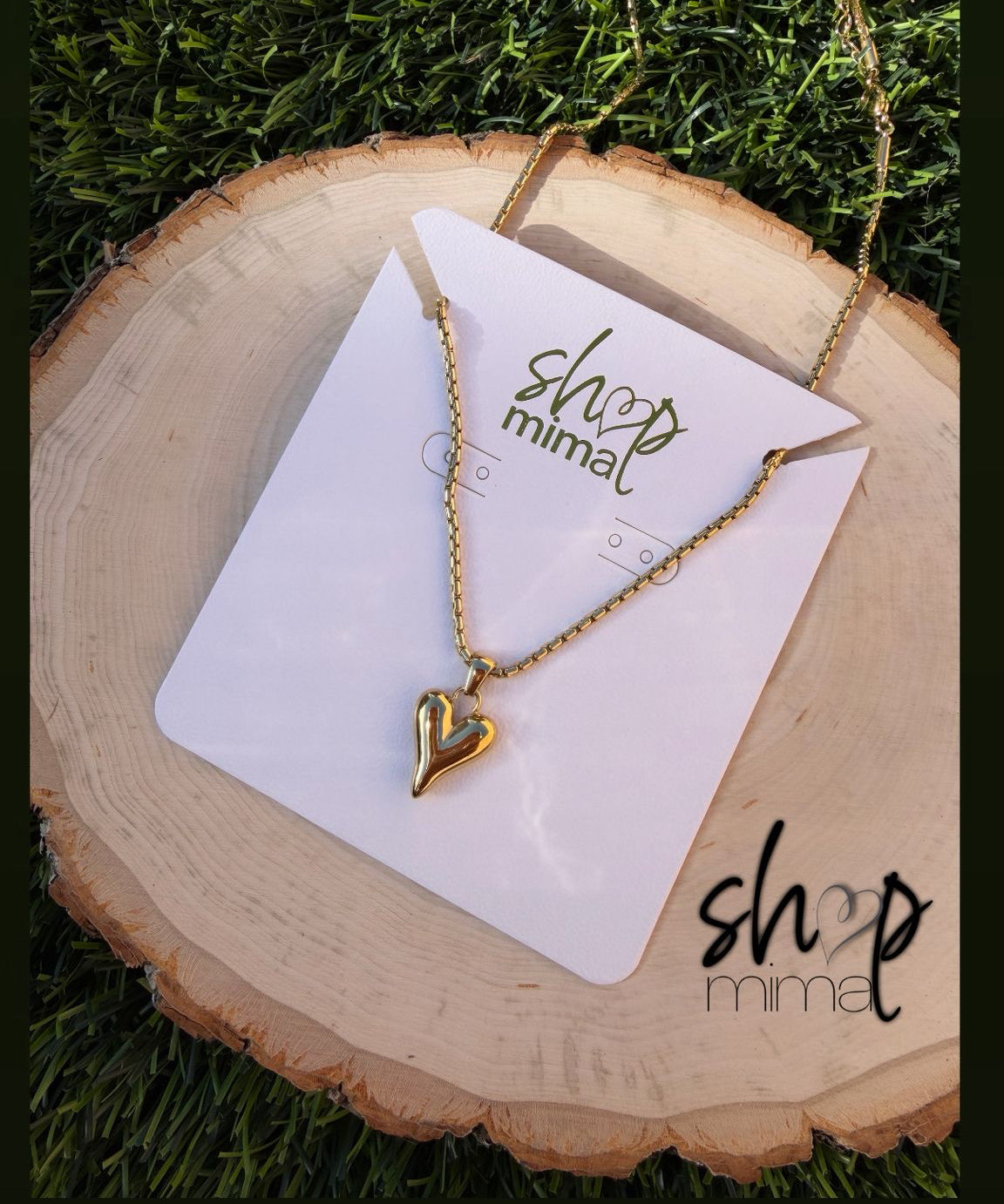 STEEL HEART NECKLACE