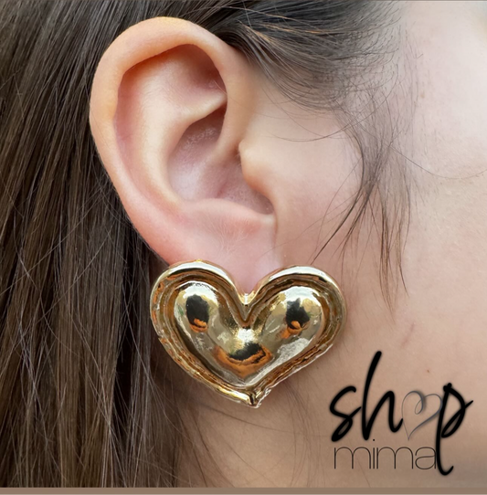 PARIS HEART EARRINGS