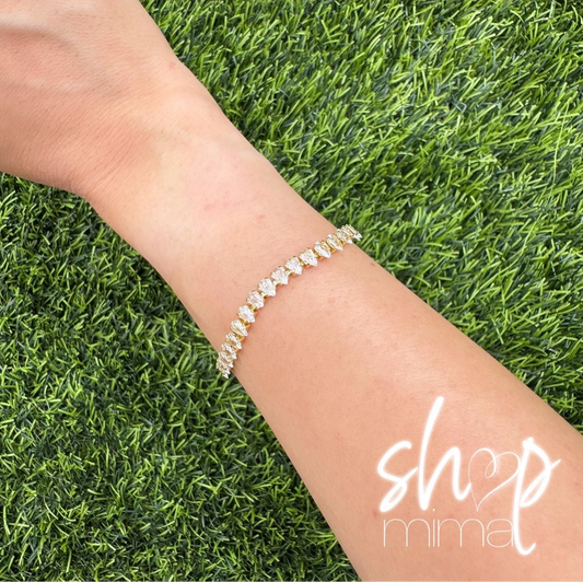 ZELMA FULL ZIRCONIA AROUND BRACELET