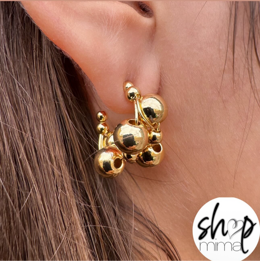 CELES HOOPS EARRINGS