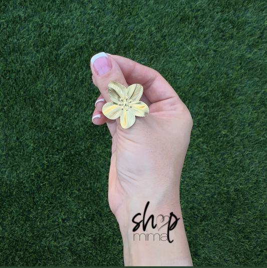 KIM FLOWER RING ADJUSTABLE
