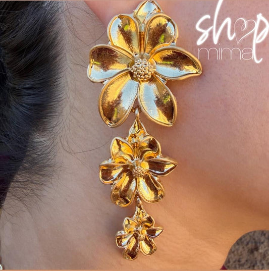LAS FLOWER TRIO EARRINGS