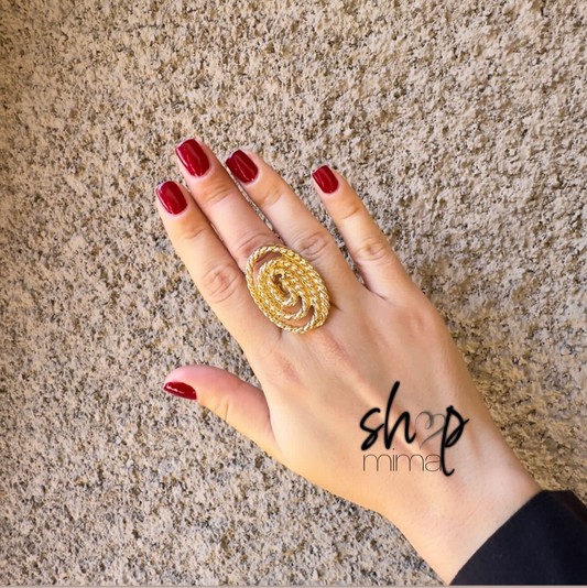 SWIRL RING ADJUSTABLE