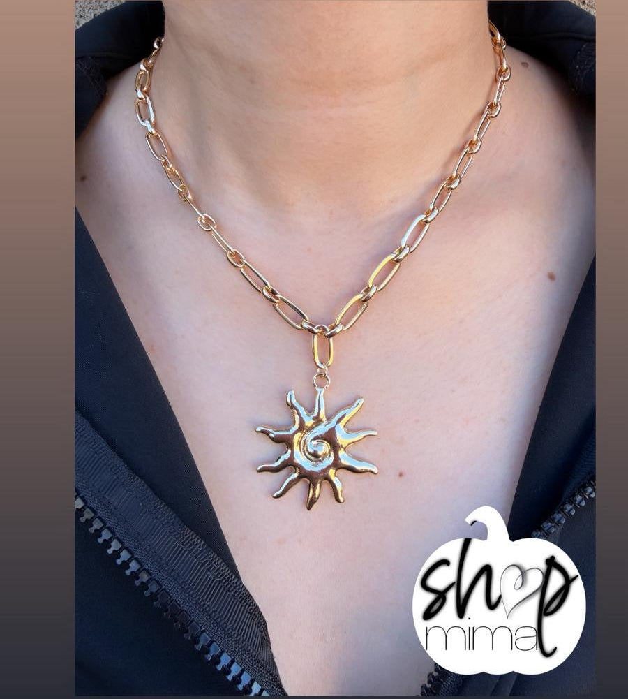 SOLECITO ESPIRAL NECKLACE