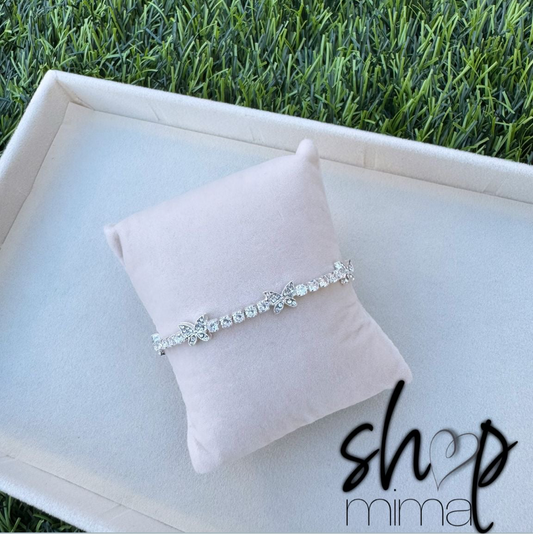 BUTTERFLY ZIRCONIA BRACELET