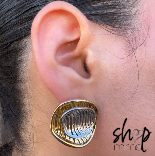 ROLL EM MIX METAL EARRINGS