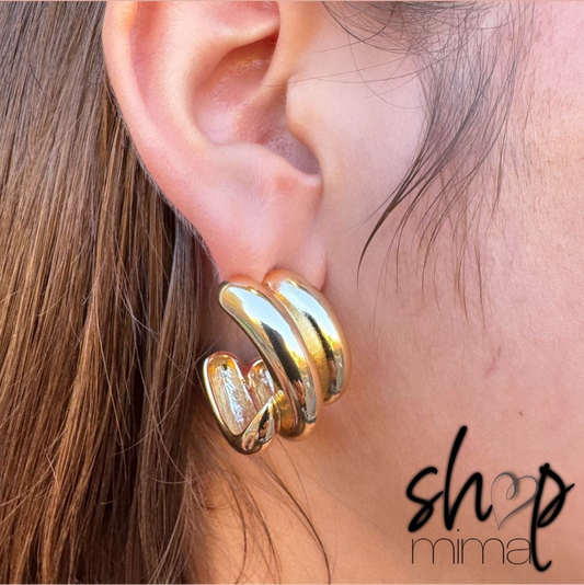 MOMENTO HOOPS EARRINGS