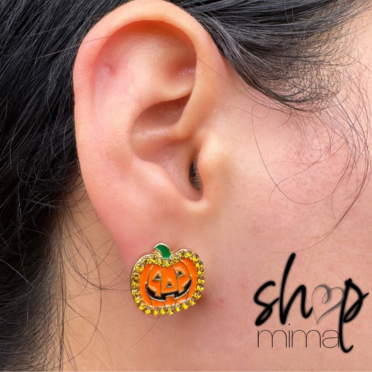 SPOOKY PUMPKIN EARRINGS