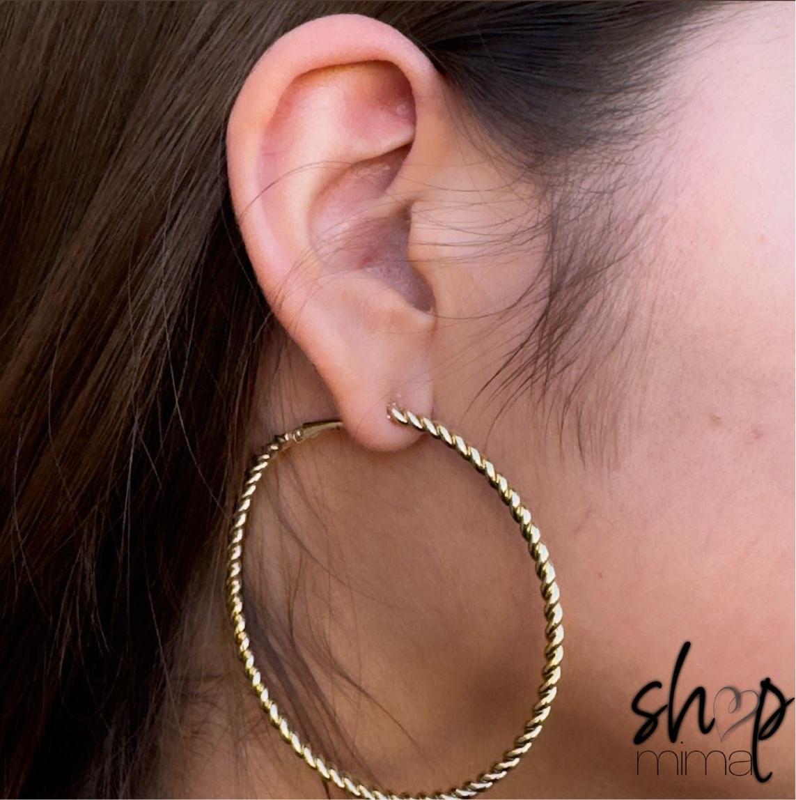 BALINA HOOPS EARRINGS