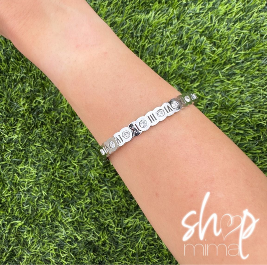 CLOCKWISE STAINLESS STEEL BRACELET