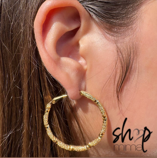 WILLOW HOOPS EARRINGS
