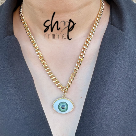 OJO PODEROSO GRANDE NECKLACE