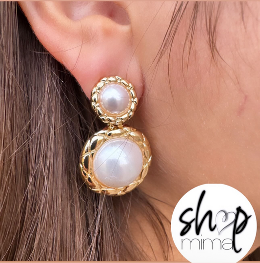ELEGANT PEARL EARRINGS