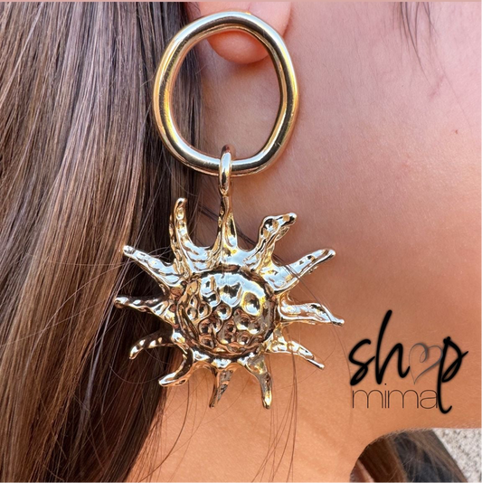 SUN DROPLET EARRINGS